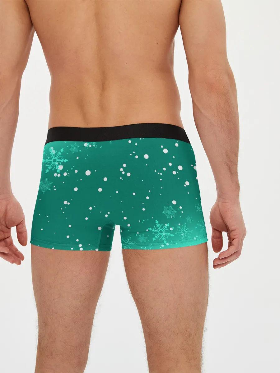 Мужские трусы боксеры / AMONG US - СНЕЖНЫЙ