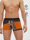 Мужские трусы боксеры / Karasuno оранжевая полоса