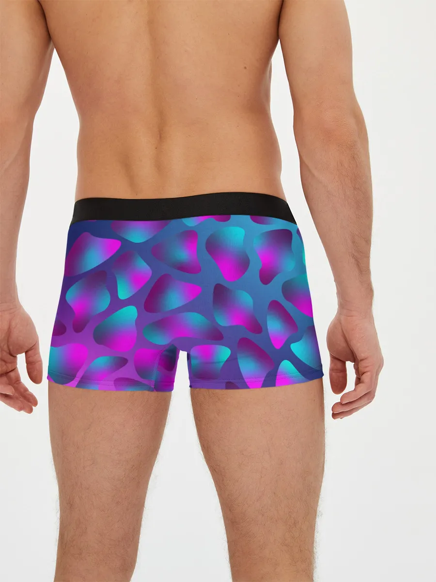 Мужские трусы боксеры / Неоновые капли