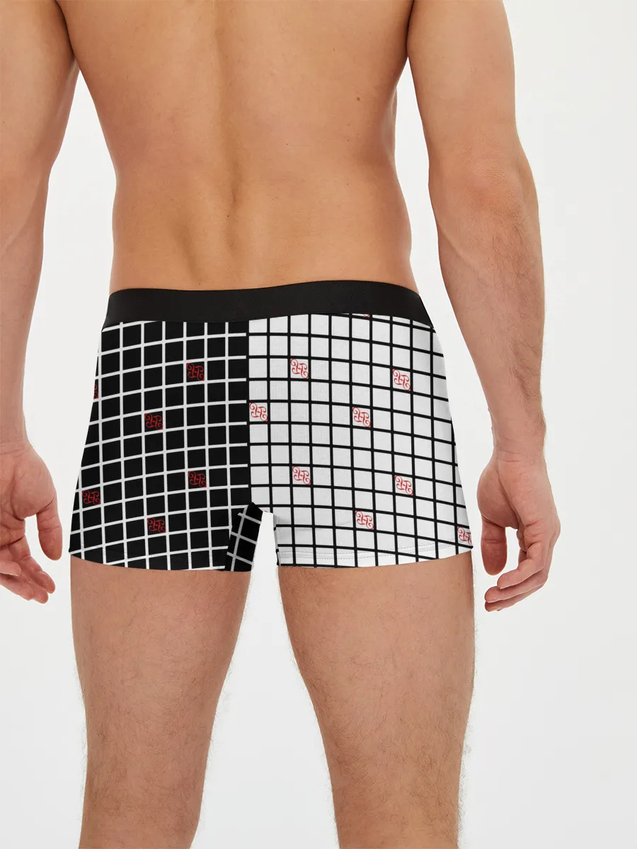 Мужские трусы боксеры / Разносторонняя сетка Fumrre
