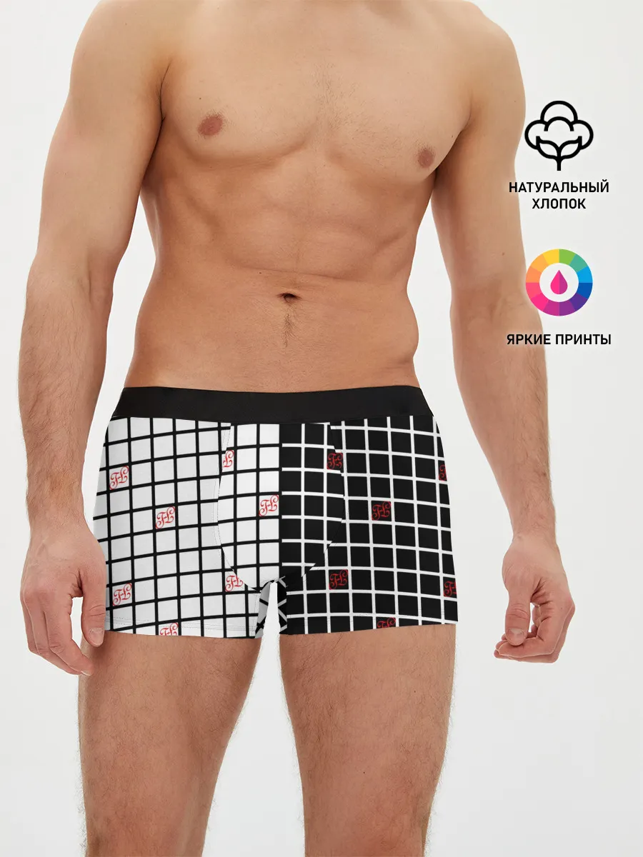 Мужские трусы боксеры / Разносторонняя сетка Fumrre