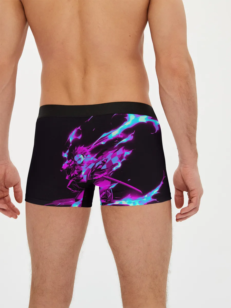 Мужские трусы боксеры / НЕОНОВЫЙ ТАНДЖИРО