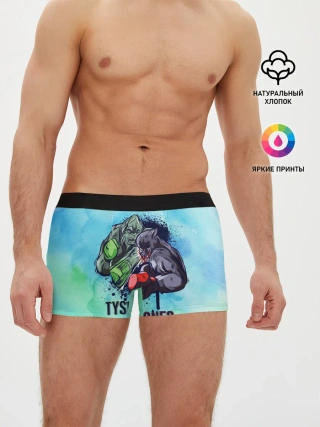 Мужские трусы боксеры / Тайсон против Джонса