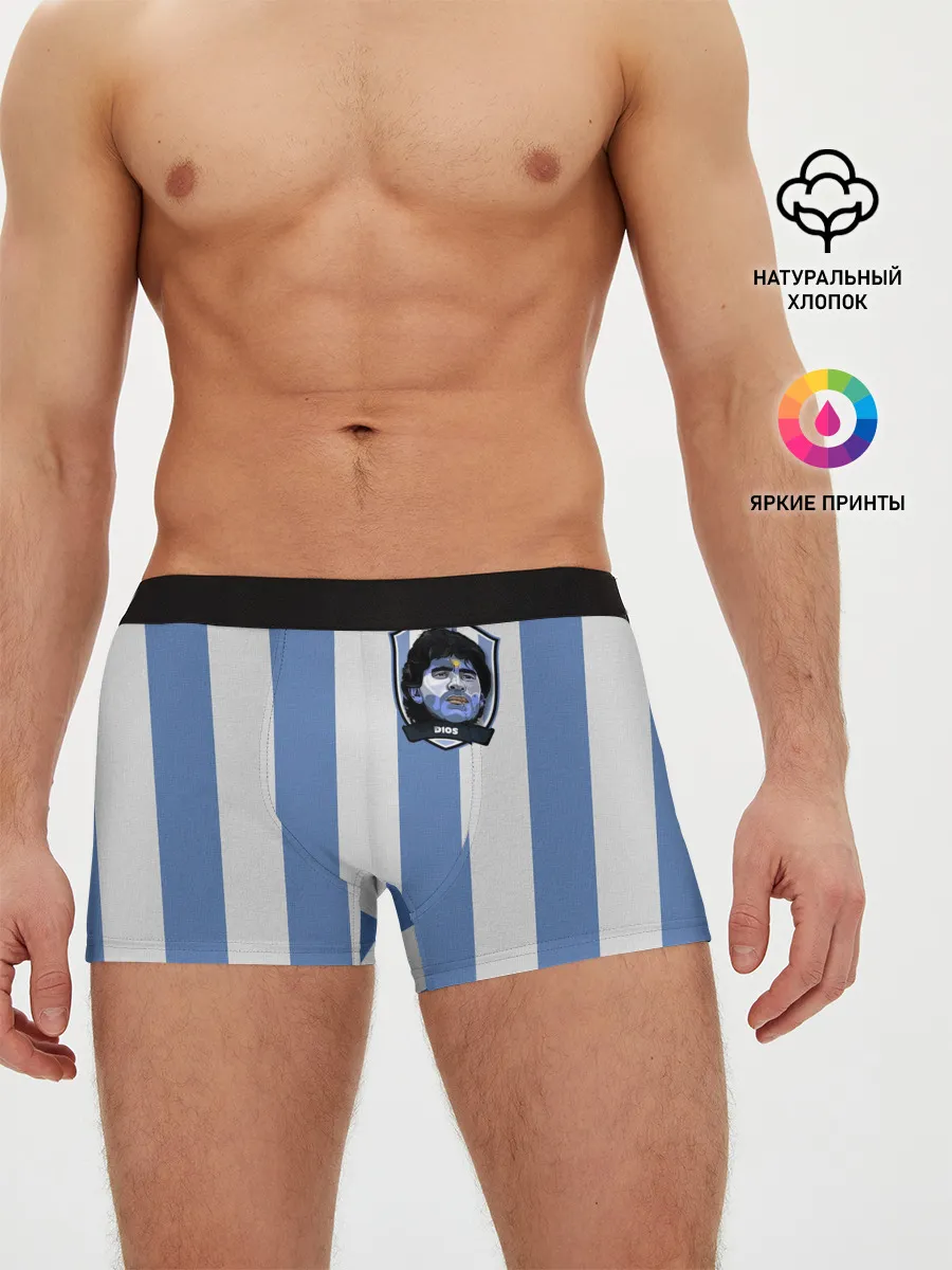 Мужские трусы боксеры / Диего Армандо Марадона D10S