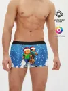 Мужские трусы боксеры / Новогодний Манкрафт