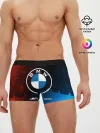 Мужские трусы боксеры / BMW - Снежный
