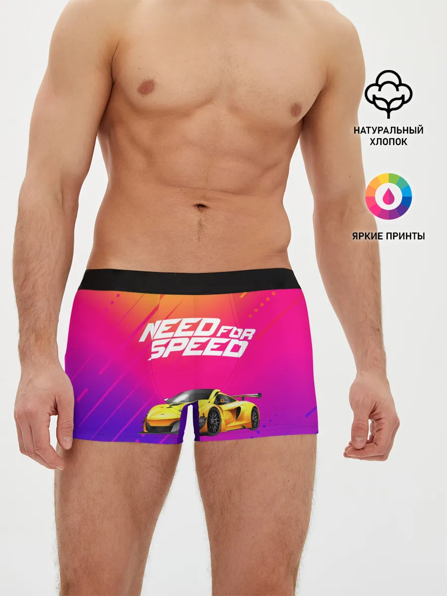 Мужские трусы боксеры / NEED FO SPEED