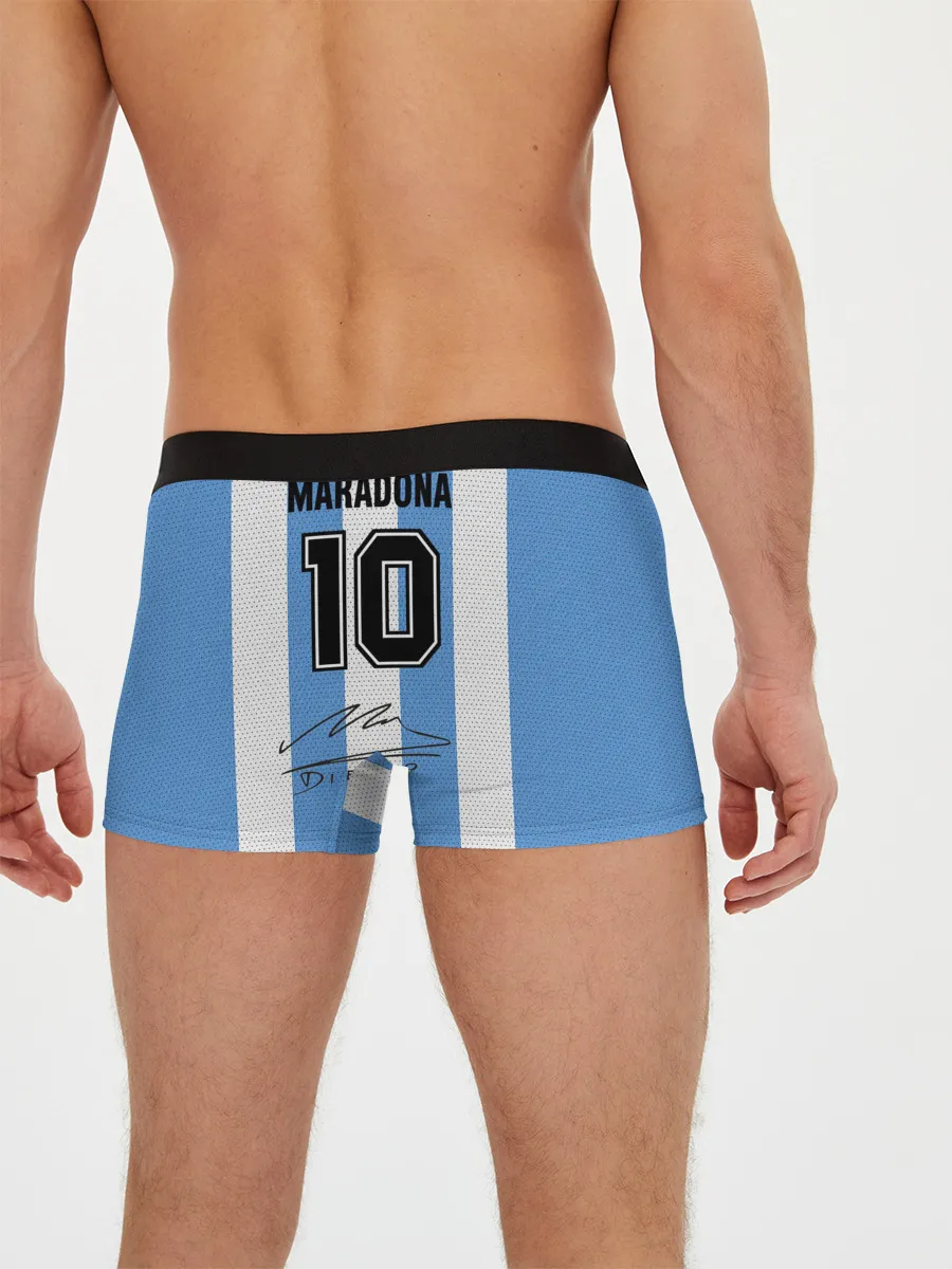Мужские трусы боксеры / Джерси Марадоны с автографом