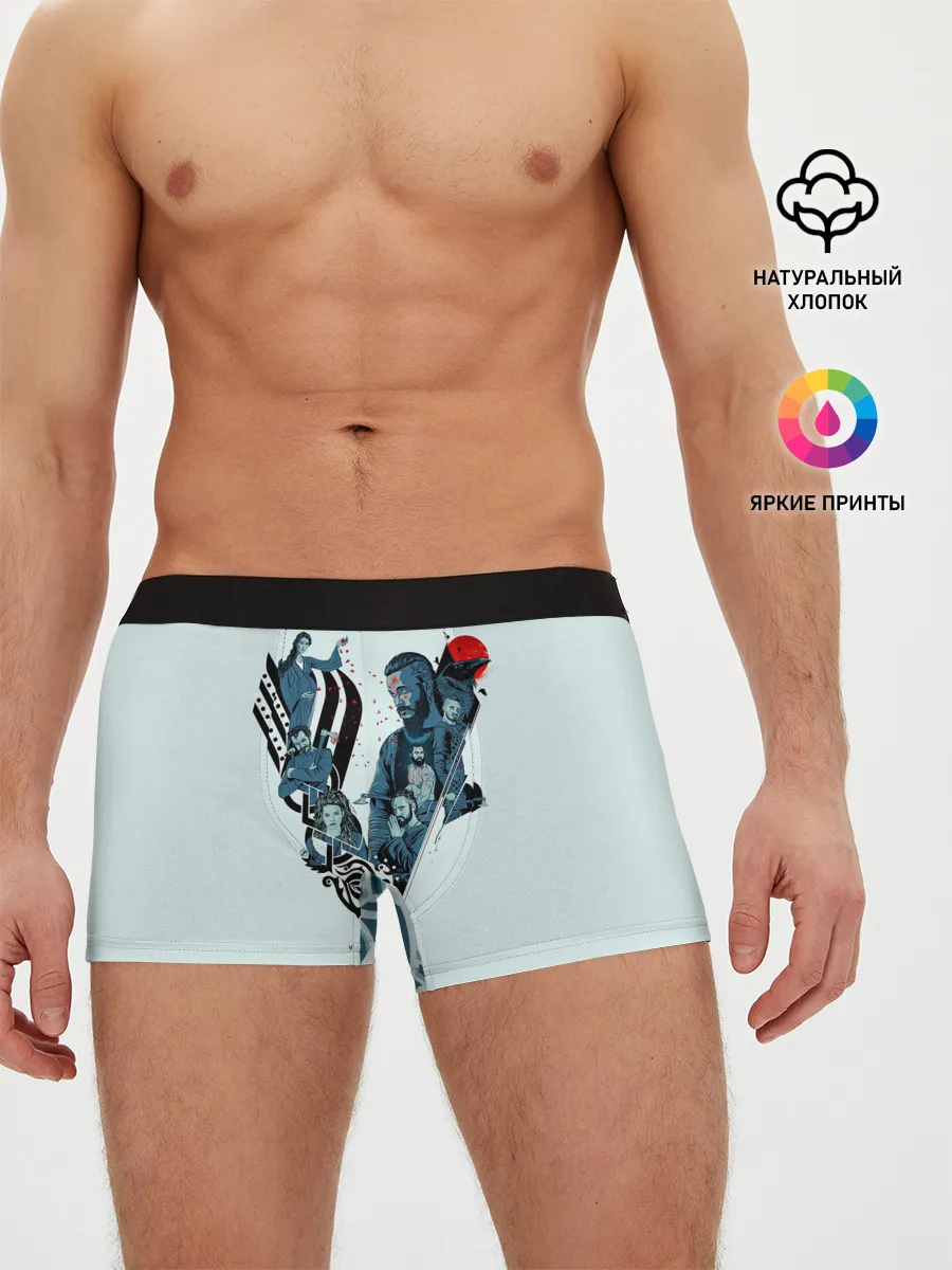 Мужские трусы боксеры / Викинги