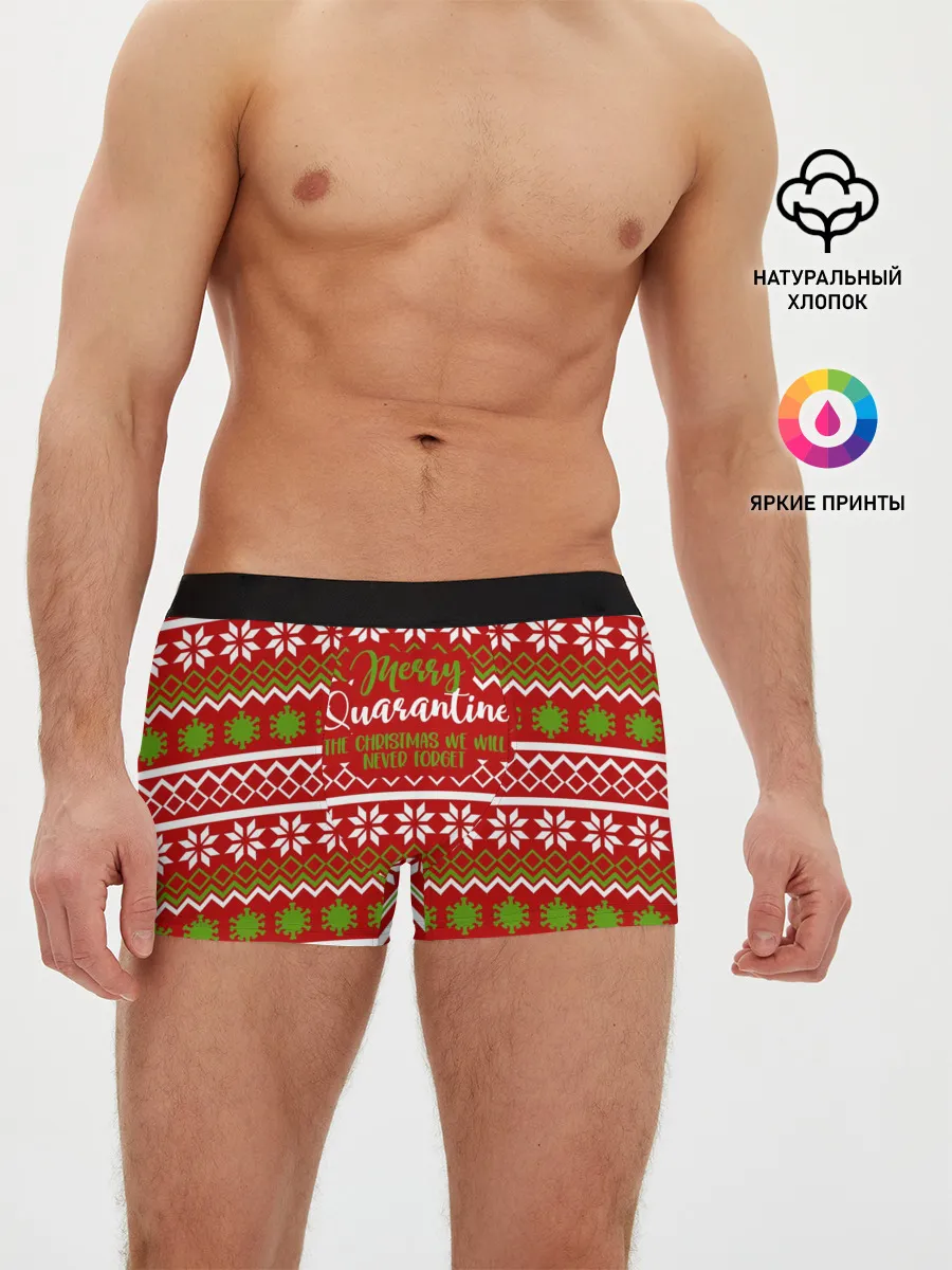 Мужские трусы боксеры / The christmas we will...