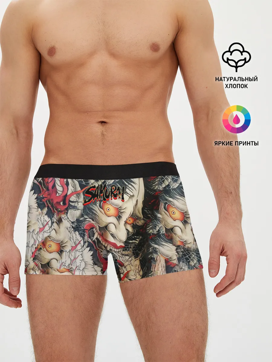 Мужские трусы боксеры / Самурай