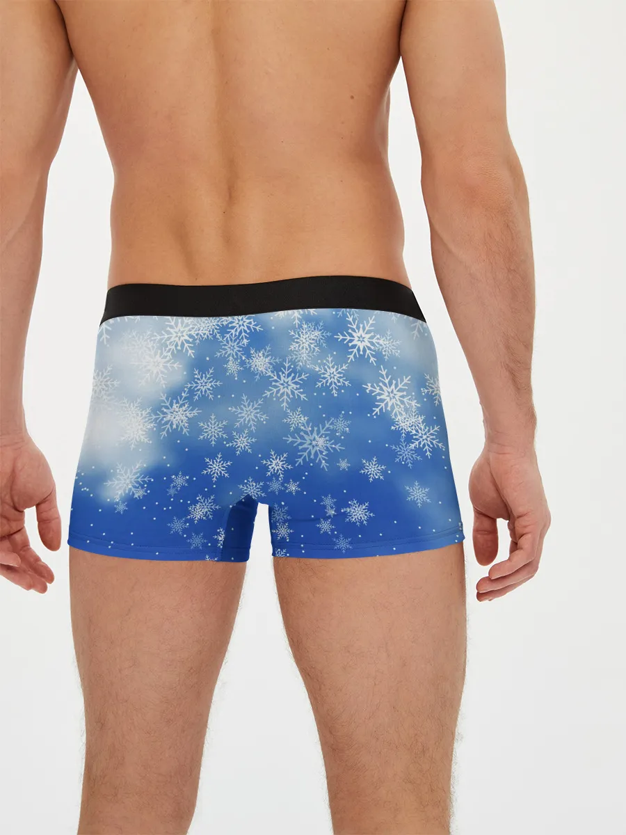 Мужские трусы боксеры / НОВОГОДНИЙ ПИКАЧУ