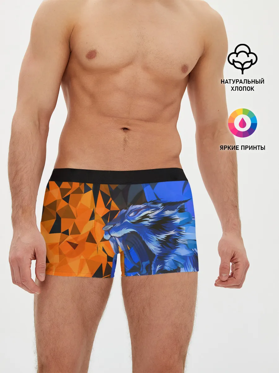 Мужские трусы боксеры / Тигр