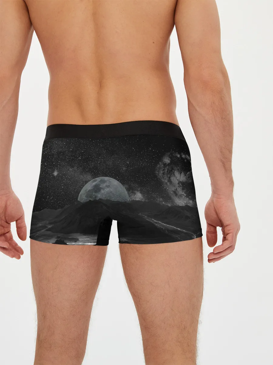 Мужские трусы боксеры / Луна