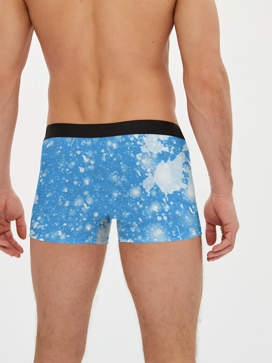 Мужские трусы боксеры / Новогодний Манкрафт