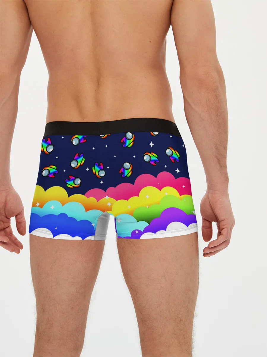 Мужские трусы боксеры / РАДУЖНЫЙ IMPOSTOR