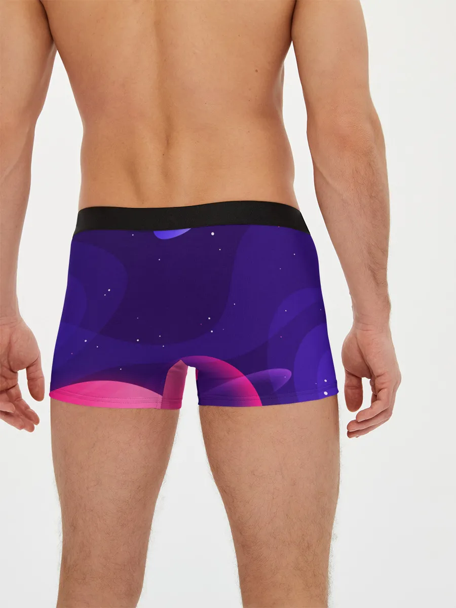 Мужские трусы боксеры / AMONG US - RAINBOW SPACE