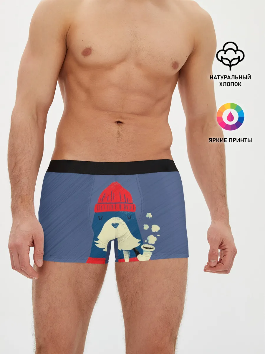 Мужские трусы боксеры / Морж