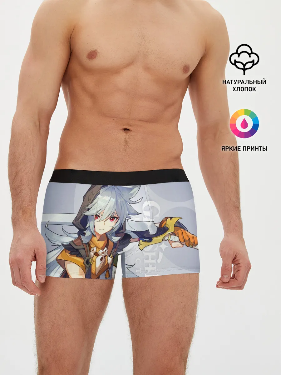 Мужские трусы боксеры / GENSHIN IMPACT, РЭЙЗОР