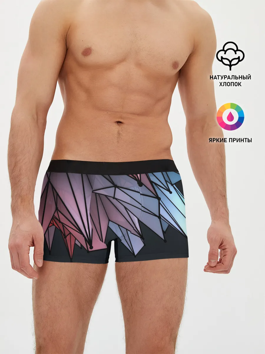 Мужские трусы боксеры / ГеометриЧеский Рисунок