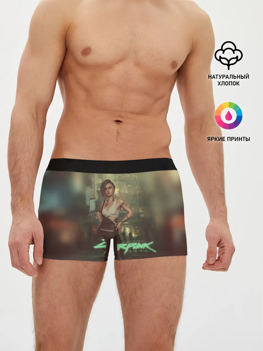 Мужские трусы боксеры / Judy Alvarez Cyberpunk