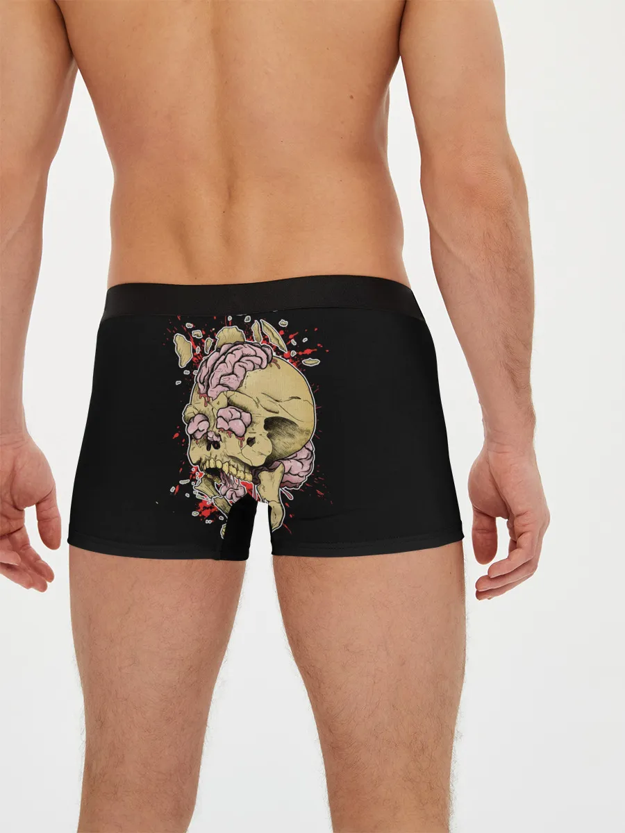 Мужские трусы боксеры / Череп
