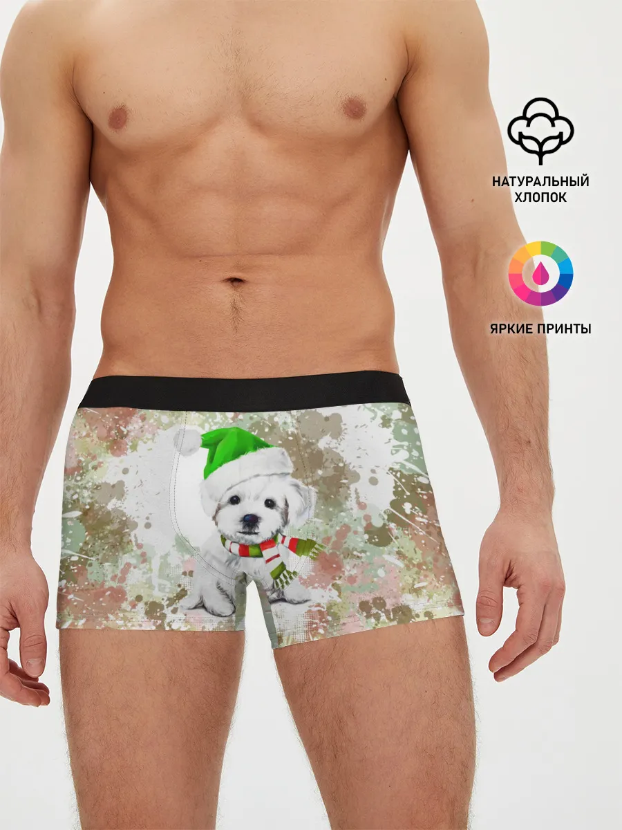 Мужские трусы боксеры / Щенок