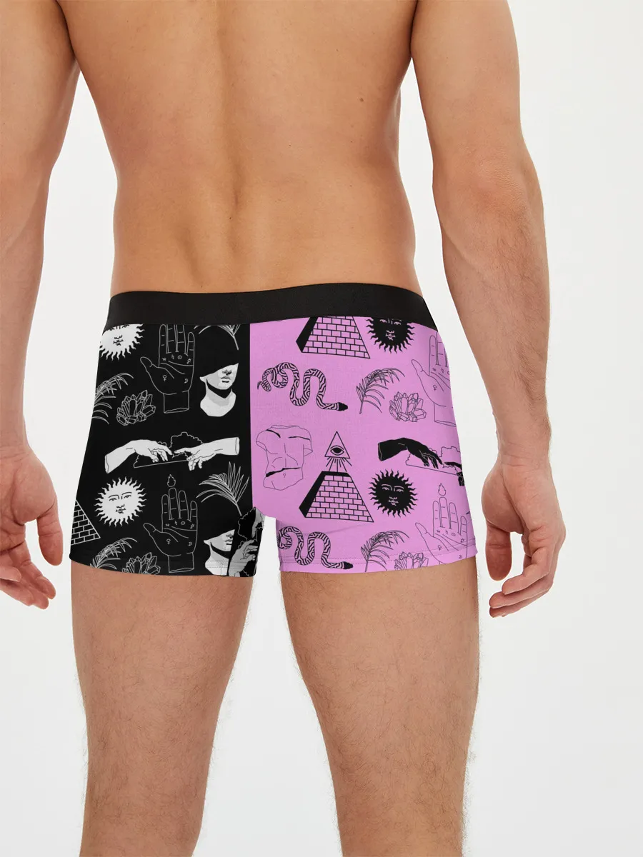 Мужские трусы боксеры / руки, статуи