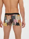 Мужские трусы боксеры / Котики мультяшные