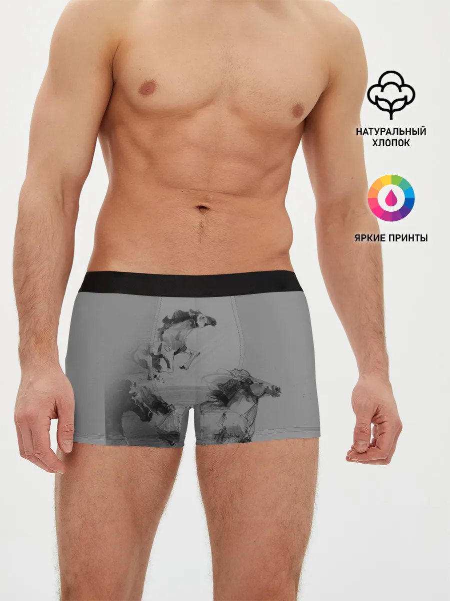 Мужские трусы боксеры / кони
