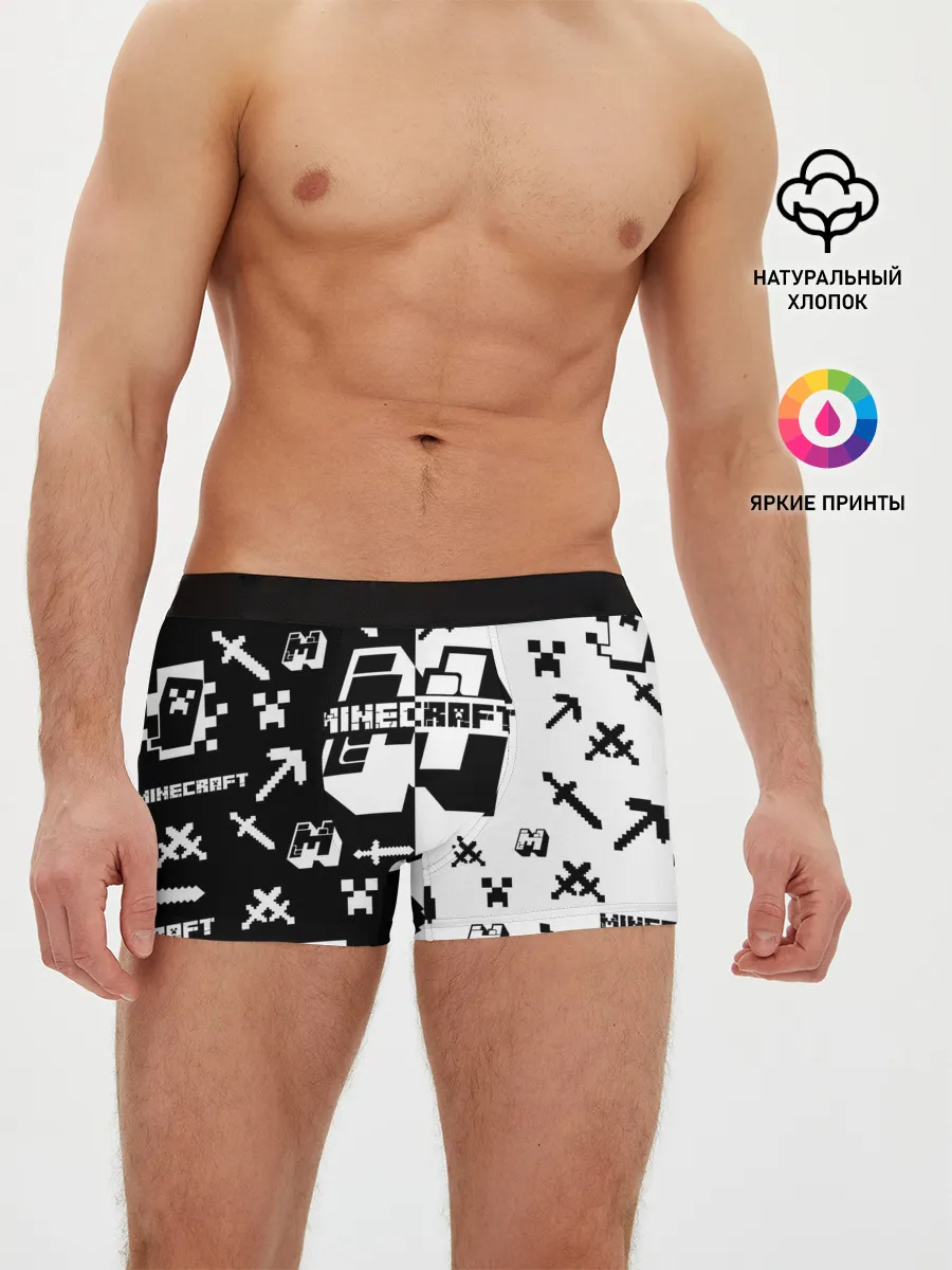 Мужские трусы боксеры / Minecraft