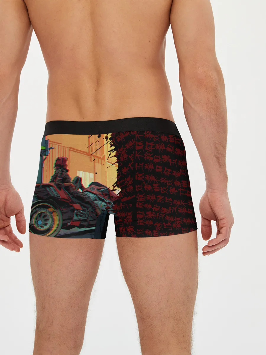 Мужские трусы боксеры / Киберпанк