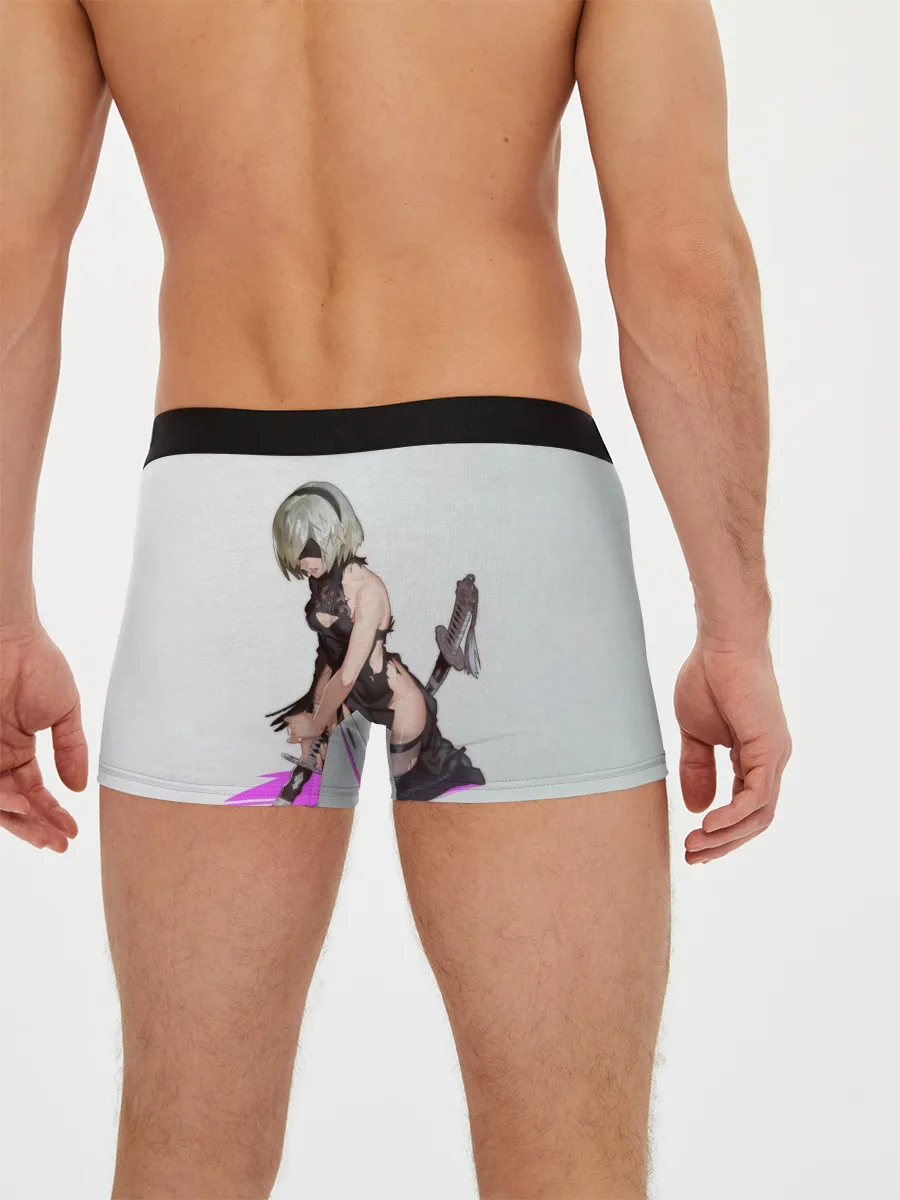 Мужские трусы боксеры / NIER AUTOMATA / 2B