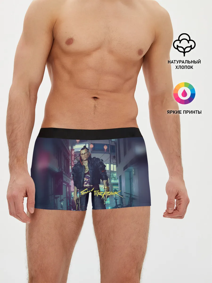 Мужские трусы боксеры / Jackie Welles Cyberpunk