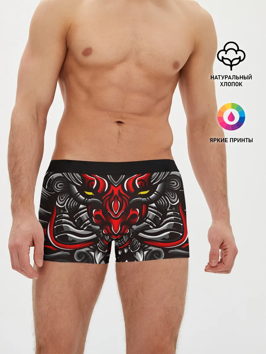 Мужские трусы боксеры / Абстракция демон