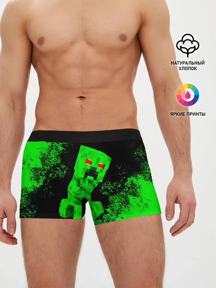 Мужские трусы боксеры / MINECRAFT CREEPER