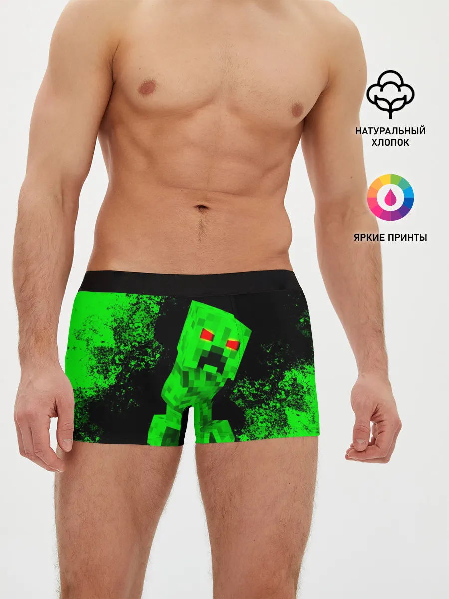 Мужские трусы боксеры / MINECRAFT CREEPER