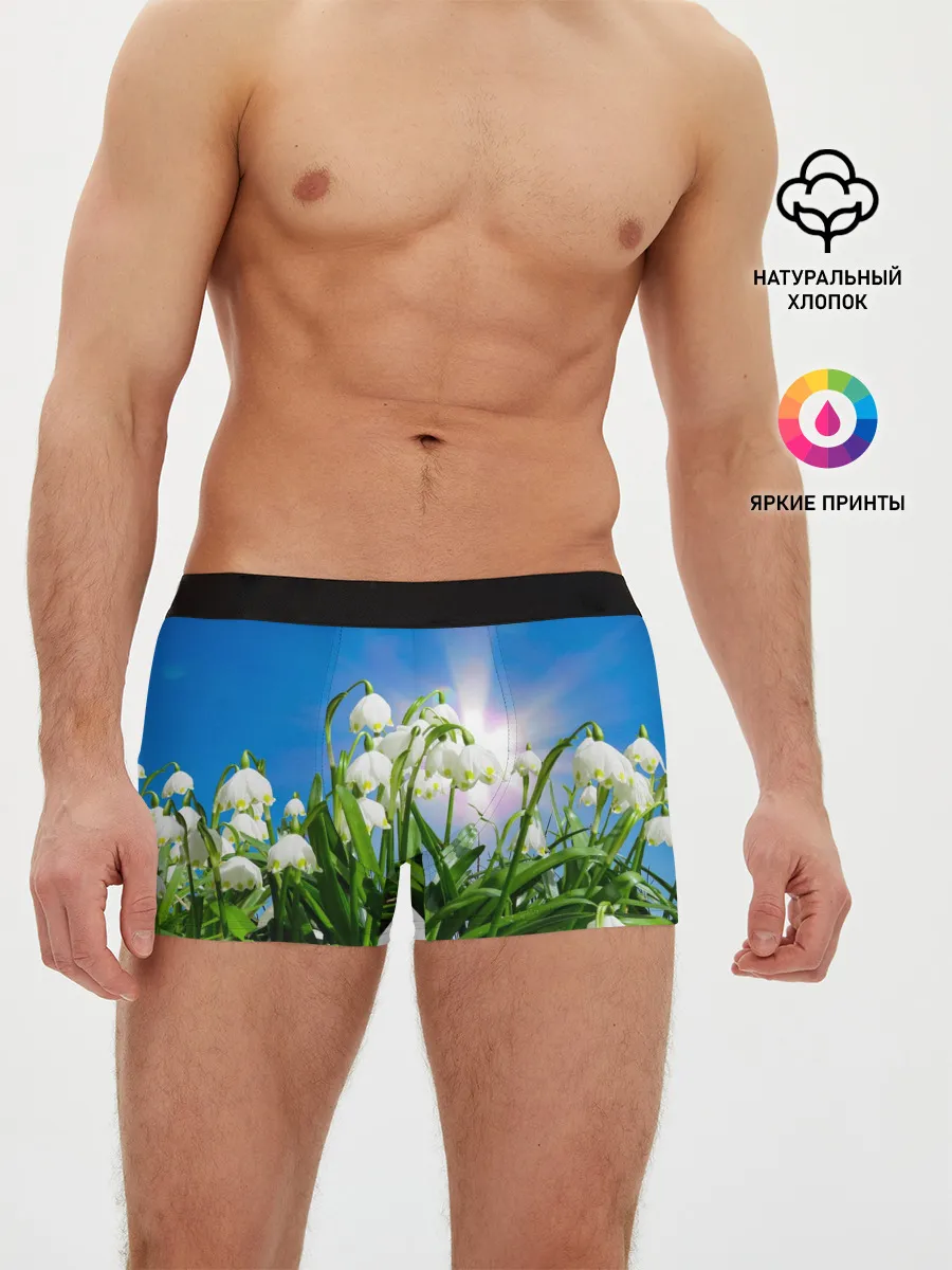 Мужские трусы боксеры / Подснежники