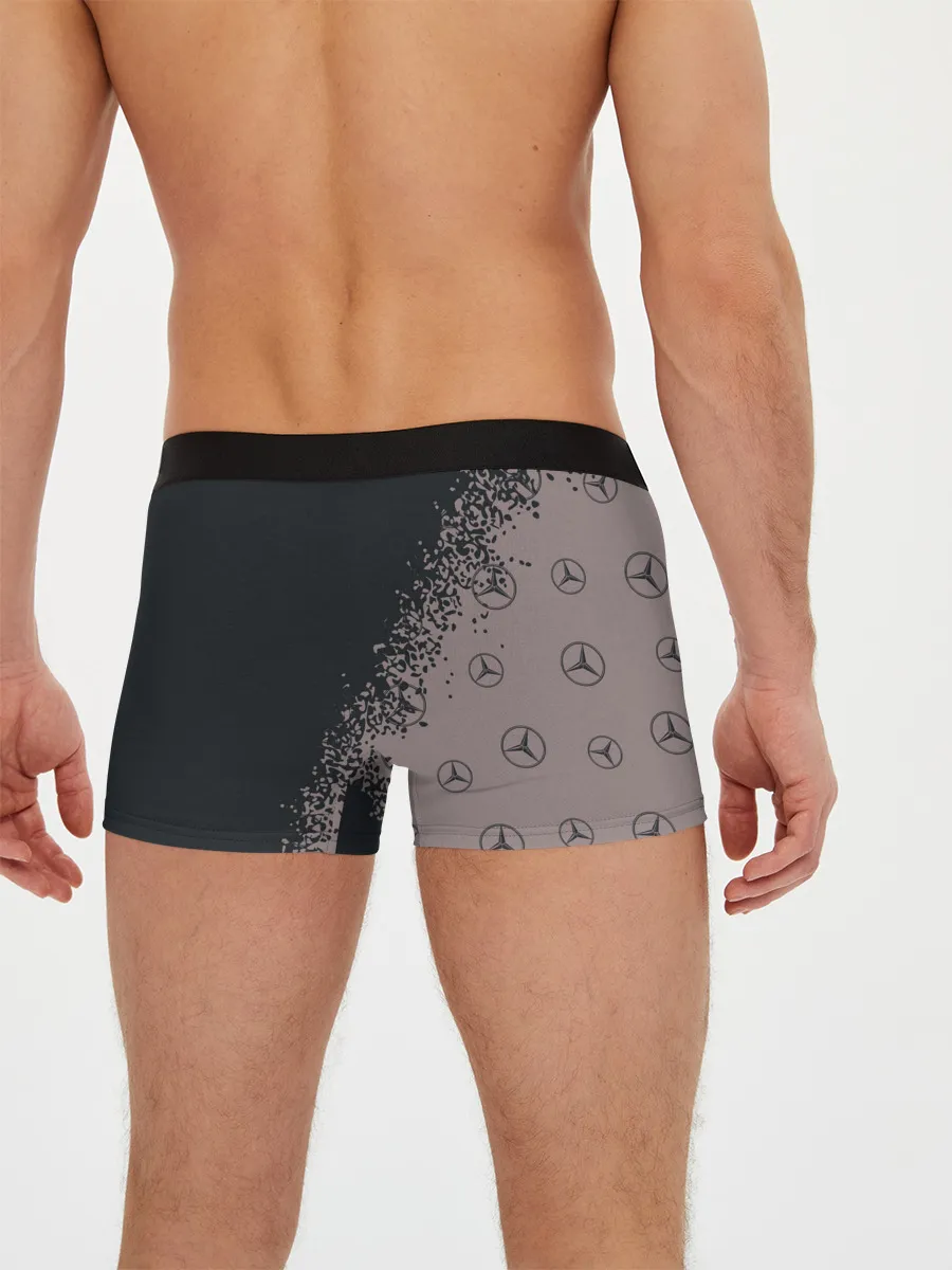 Мужские трусы боксеры / MERCEDES / МЕРСЕДЕС