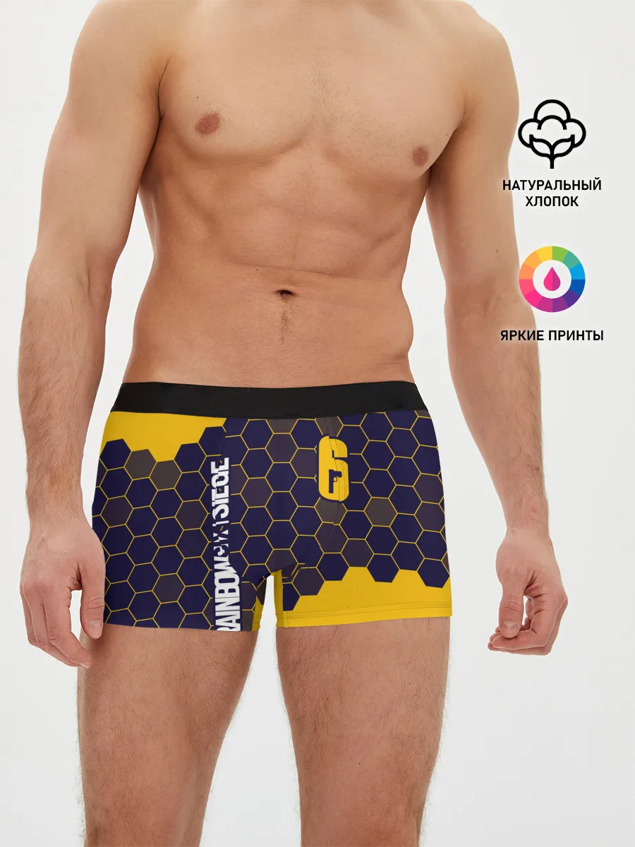 Мужские трусы боксеры / RAINBOW SIX SIEGE / РАДУГА 6