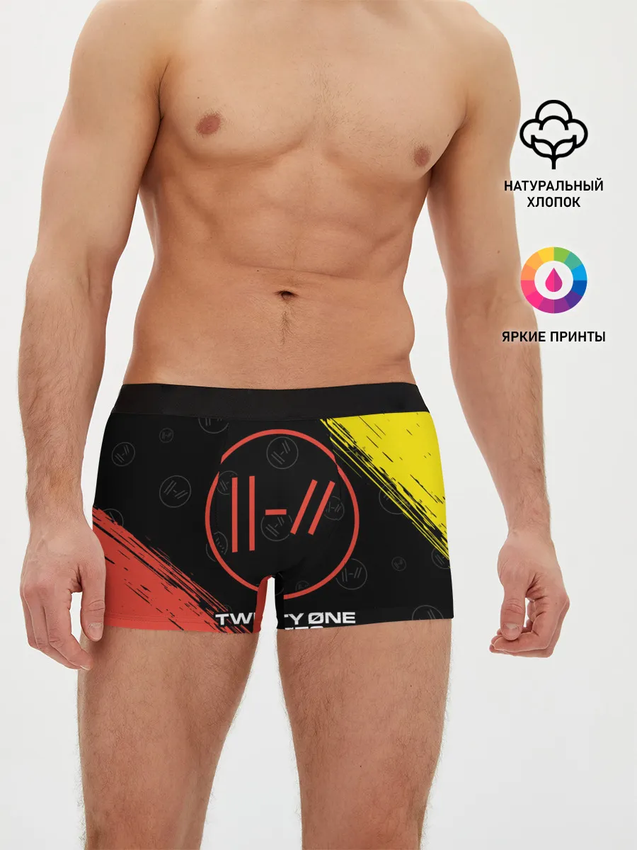 Мужские трусы боксеры / TWENTY ONE PILOTS / 21 PILOTS