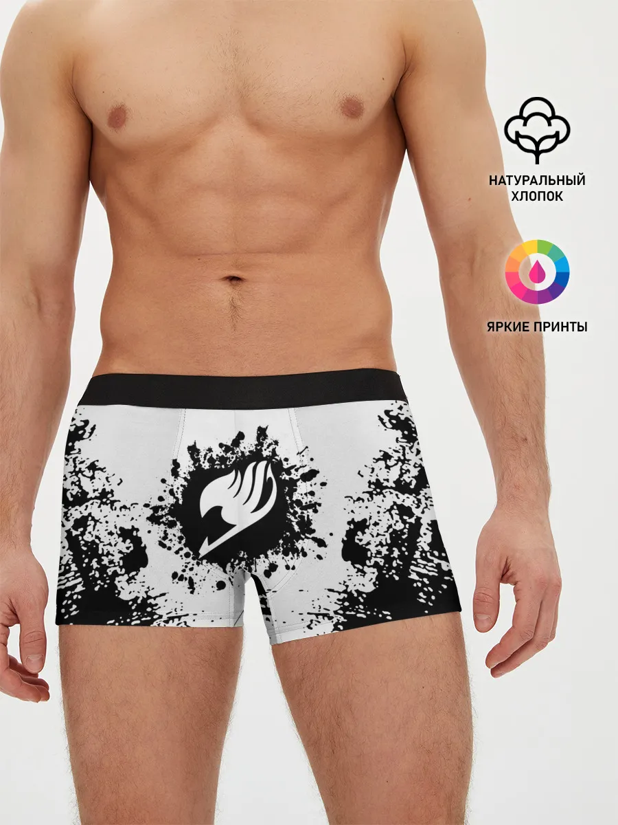 Мужские трусы боксеры / Хвост Феи монохромный