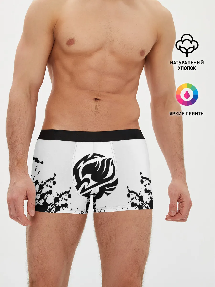 Мужские трусы боксеры / Хвост Феи на белом
