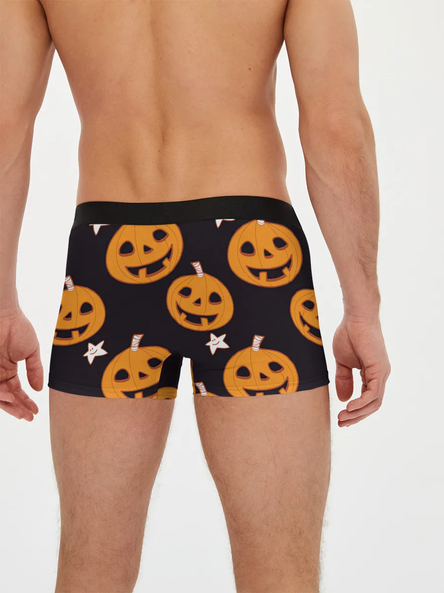 Мужские трусы боксеры / Весёлые тыквы