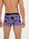 Мужские трусы боксеры / Фиолетовый хэллоуин