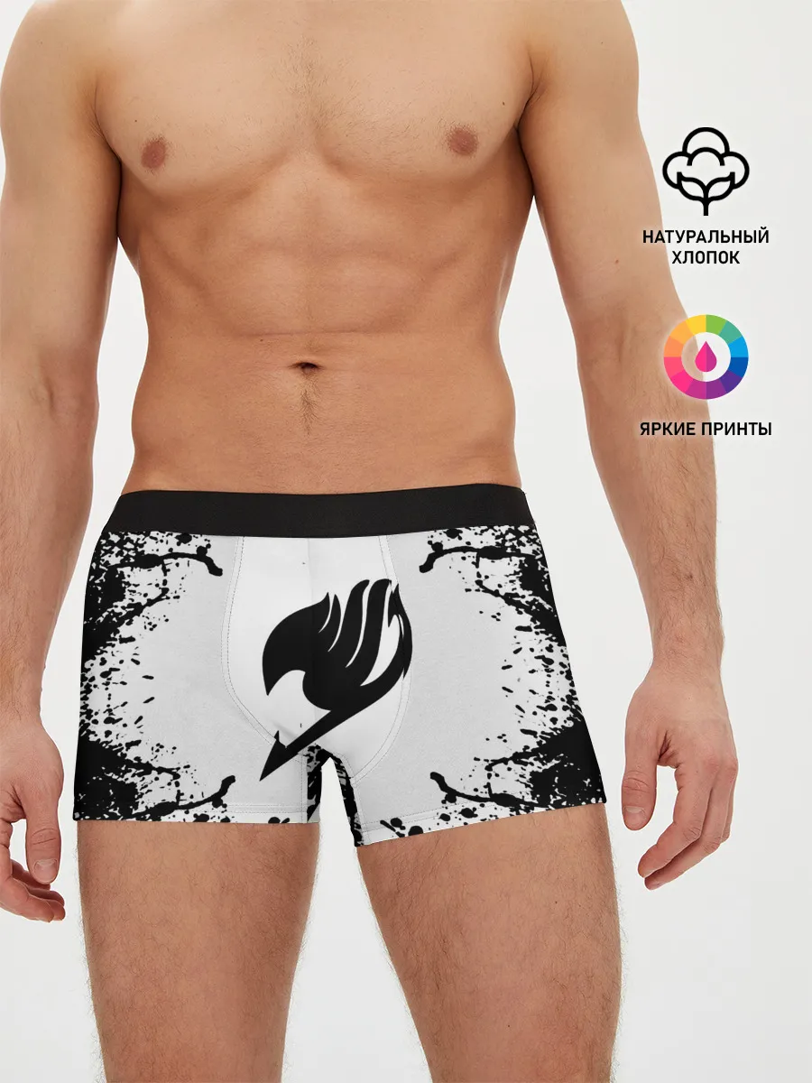 Мужские трусы боксеры / Хвост Феи в белом круге
