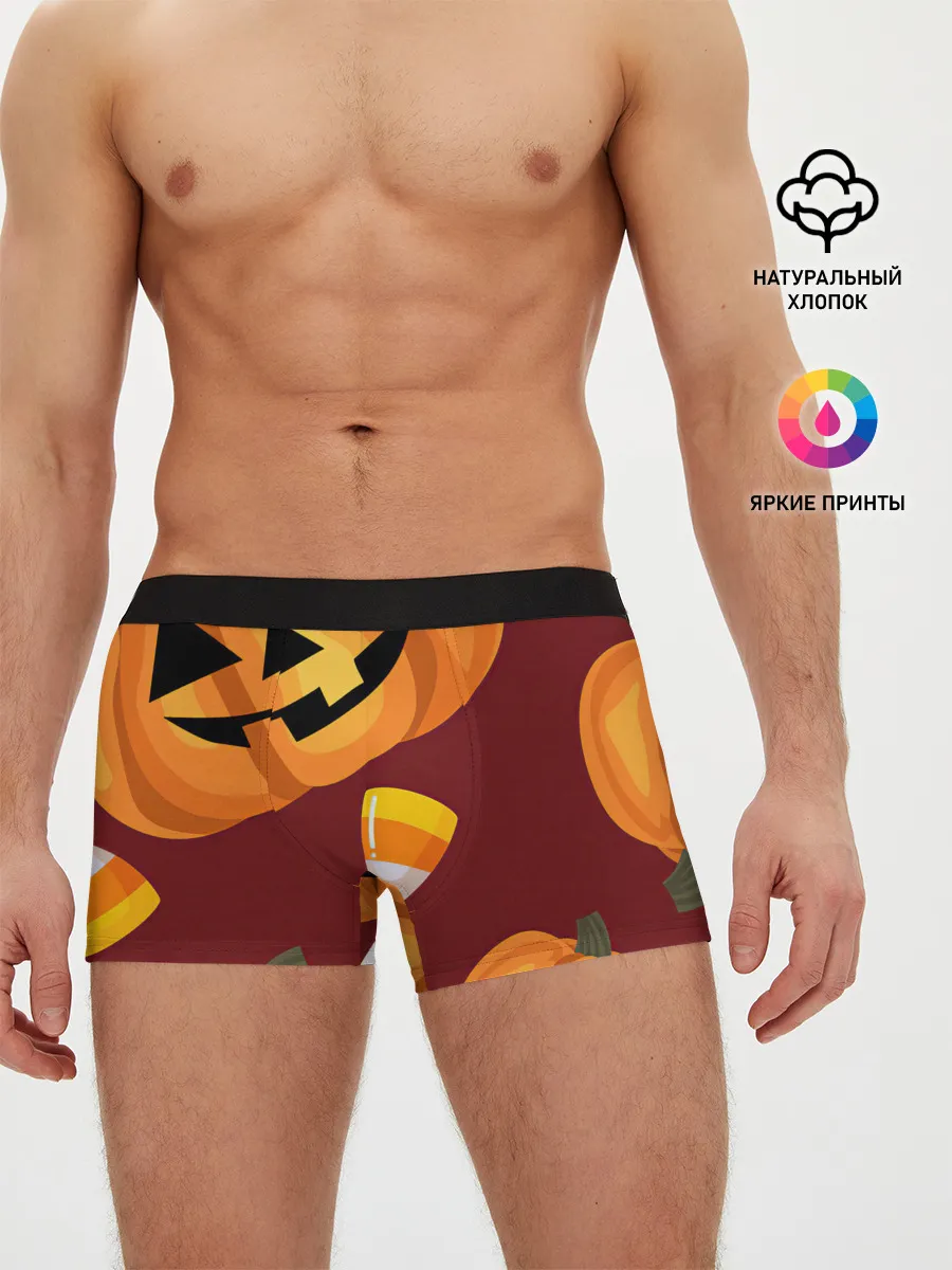 Мужские трусы боксеры / Сладкие хэллоуин