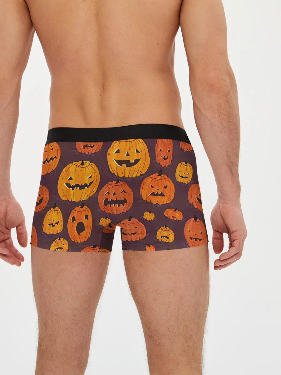 Мужские трусы боксеры / Весёлые тыквы