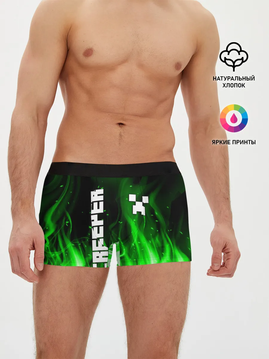 Мужские трусы боксеры / MINECRAFT CREEPER
