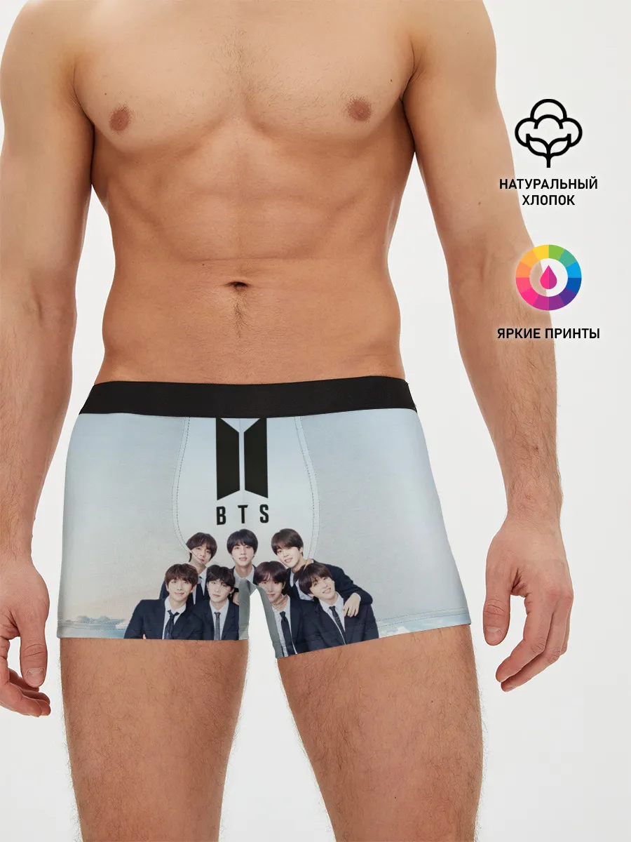 Мужские трусы боксеры / BTS